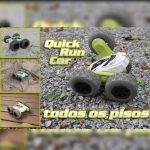 Carrinho de Controle Remoto Quick Run Car 4X4 (CINZA)