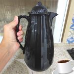 Garrafa Térmica Bambu Preta 1L