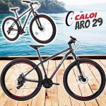 Caloi Bicicleta Vulcan Aro 29 Cinza Tamanho 17
