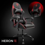 Cadeira Gamer TGT Nova Heron TC, Preta e Vermelha