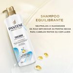 Shampoo Pantene Equilíbrio para cabelos mistos e pontas ressecadas 510 ml