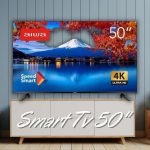 SmartTV Aiwa 50” 4K, Borda Ultrafina, HDR10, Dolby Áudio – AWS