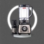 Liquidificador Mondial, Turbo Inox L-1200W, 220V, Preto, 3L