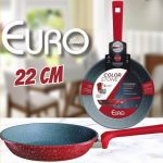 Frigideira 22 cm ColorStone de alumínio com antiaderente Volcano Euro Home