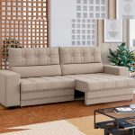 Sofá Retrátil Reclinável 2 Lugares Veludo Omega – Besthouse