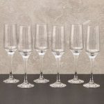 Conjunto de Taças para Champanhe SM Buffet 186 ml – 6 Peças