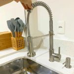 Torneira para Cozinha Gourmet de Mesa com Mola – Luxo Nell AM-01
