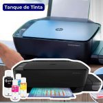 Impressora Multifuncional HP Ink Tank 416 Original Tanque de Tinta Continua Wi-Fi Scanner de banda dupla. Funções: Imprimir, Copiar, Digitalizar. Cor ‎Preto (Z4B55A)