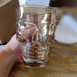 Lyor Caveira Rock Style Caneca Vidro 510 ml