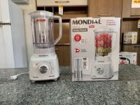 Liquidificador Turbo Power, Mondial, Branco/Cinza, 550W