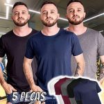 Kit 5 Camisetas Academia Dry Fit Anti Suor Zaroc Sports