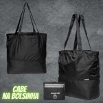 Bolsa Dobrável Fresh 20L Curtlo Unissex U Preto