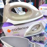 Ferro a Seco Cadence Petit 100, 1000W, Bege e Branco