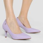 Scarpin Vizzano Salto Médio Bico Fino