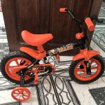 Bicicleta Arco Iris Infantil Aro 12 Preto e Laranja Track Bikes