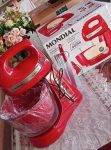 Batedeira Mondial Vermelha 400W Premium – Bella Massa B-29 04 Velocidades