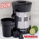 Extrator de Sucos Turbo Premium, Mondial, Preto/Inox, 250W, Bivolt