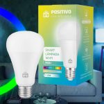 Smart Lâmpada Wi-Fi RGB+ Branco Quente e Frio, 1100 Lúmens, LED 10W, Bivolt