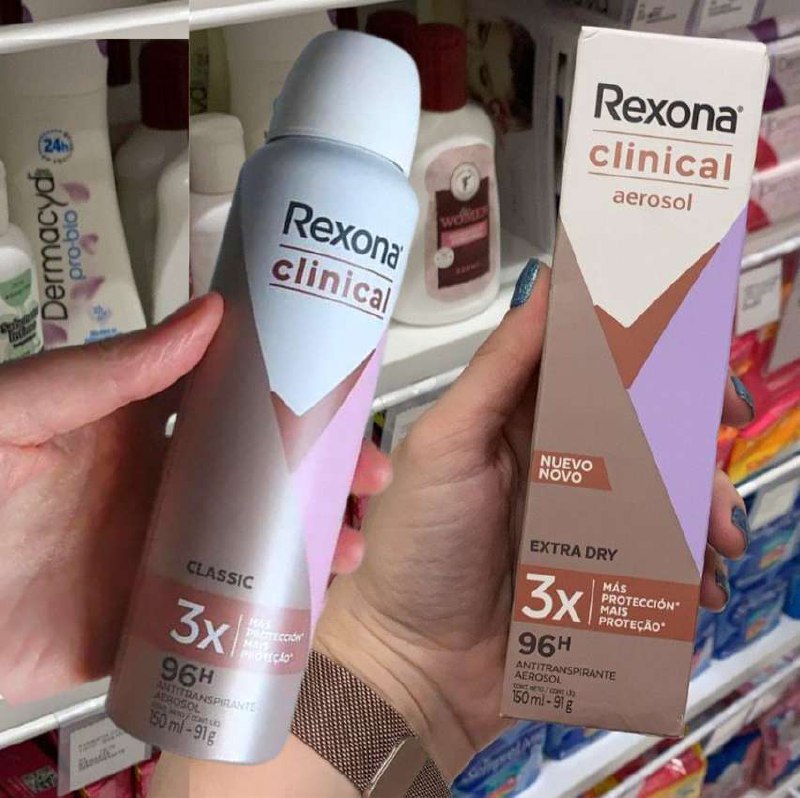 Antitranspirante Rexona Feminino Clinical Extra Dry