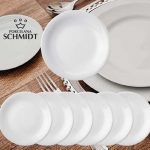 Estojo com 6 Pratos Sobremesa Schmidt