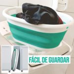 Cesto retrátil para Roupas 18 Litros Verde esmeralda,Flash Limp