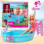 Barbie Boneca Piscina para crianças a partir de 3 anos