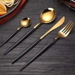 Conjunto De Talheres Aço Inoxidável 24pcs