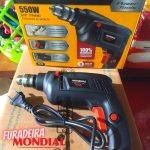 Furadeira de Impacto, Mondial, Preto, 550W