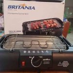 Churrasqueira, Gourmet Bcg1 N, 1200w, Preto, 220v, Britânia