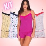 Kit com 4 Baby Dolls Thais