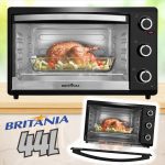 Forno Elétrico de Bancada Britânia com Timer 44L – Preto BFE44P