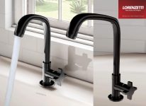 Torneira Lavatório Mesa Fitt Preto 1195 F64 Lorenzetti