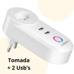 Tomada inteligente WiFi, Smart Plug Sem Fio