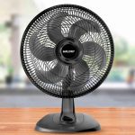 Ventilador Mallory Mesa e Parede Turbo Fresh Preto 40cm 127V