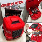 Mega Motor Truck Brinquedo Infantil Oficina De Motor Monta e Desmonta