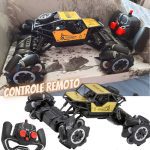 Carrinho Controle Remoto 4×4 8 Funções Horizontal Giro 360º