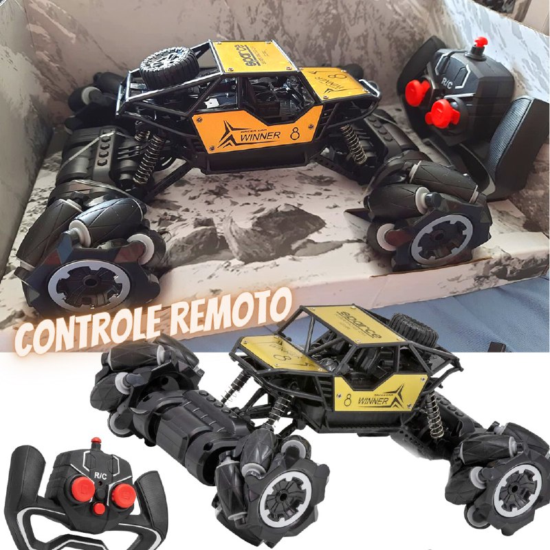 Carrinho de Controle Remoto 4x4 8 Funções Horizontal Giro 360º CAR509 em  Promoção na Americanas