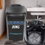 Suggar Lavadora de roupas Lavamax Eco 20kg 110V Preta LE2001PT