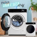 Lava e Seca Philco Inverter 10Kg Branca PLS11B 127 Volts