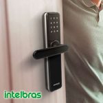 Fechadura Smart de Embutir com Maçaneta IFR 3000 Preto Intelbras