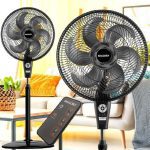 Ventilador de Coluna, Air Timer Style TS+, Preto/Grafite, 220v, Mallory