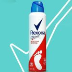 Desodorante para os Pés Rexona 153ml Efficient Aerossol