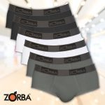 Kit com 06 Cuecas Slip Zorba Comfort
