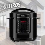 Panela de pressão, Digital inox Ppp01p, 6L, Preto, 110v, Philco