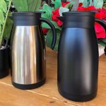 Mimo Style Garrafa Térmica Inox Bronze, Parede Dupla 1L