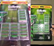 Carga para Aparelho de Barbear Gillette – Mach3 Sensitive 16 Cargas