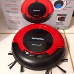 Robô aspirador e passa pano Mondial Fast Clean RB-01 vermelho e preto 127V/220V