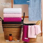 Jogo de Toalhas de Banho Atlântica 100% Algodão