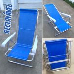 Cadeira Reclinável Alumínio 8 Posições