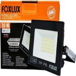 Refletor LED 20W 6500K Preto Bivolt Fx
